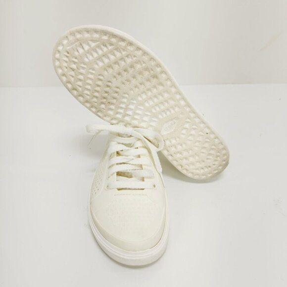 CROCS Citilane Roka Mens Size 8 M Ivory Lace Up Perforated Sneakers Shoes - Picture 13 of 14